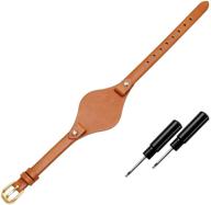 🕒 genuine leather watch strap replacement for fossil watch: yiye pavilion women's 8mm watchband logo