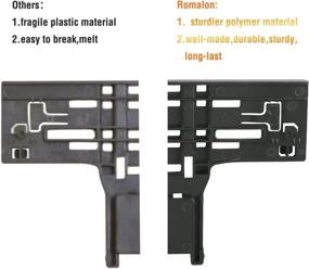 img 2 attached to Upgraded Pack of 2 W10546503 Upper Rack Adjuster 🔧 for Whirlpool Dishwasher - Replaces Ap6022813 W10546503 W10306646 Ps11756150 Wpw10546503Vp