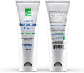 img 1 attached to 🥥 Eco-friendly Unique E Natural Moisturizing Cream with Soothing Coconut Scent, 2 oz