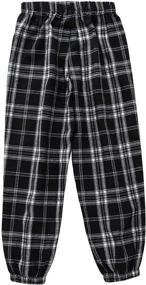 img 4 attached to 👖 Elastic Waisted Sweatpants for Girls' Clothing: SOLY HUX Pants & Capris