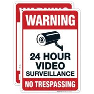 📹 conveniently packed video surveillance sign graphics for hassle-free installation logo