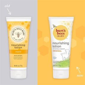 img 3 attached to 👶 Burt's Bees Baby Nourishing Lotion: Original Scent - 6oz Tube (Pack of 3)