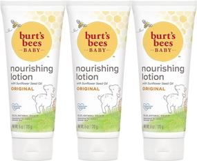 img 4 attached to 👶 Burt's Bees Baby Nourishing Lotion: Original Scent - 6oz Tube (Pack of 3)