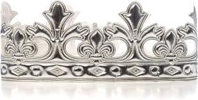 img 1 attached to 👑 Regal Elegance: Little Adventures Silver Prince Crown for Majestic Kids