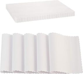 img 4 attached to 🍽️ Disposable Placemat Festivals: SparkSettings - Food Service Equipment & Supplies for Special Occasions