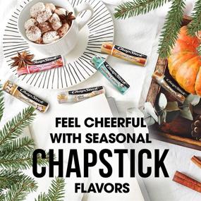 img 1 attached to 🌨️ Seasonal Pack of ChapStick Winter and Fall Flavored Lip Balm Tubes - 0.15 Oz (Box of 6 Packs of 3), Lip Moisturizer