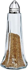 img 1 attached to 🧂 New Star Foodservice 22407 Glass Tower Salt and Pepper Shaker Set of 12 - Stainless Steel Top, 1-Ounce Capacity