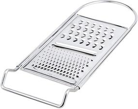 img 4 attached to 🧀 Versatile Stainless Steel Cheese Grater: Ideal Size and Enhanced Grip for Cheese, Fruits, Veggies, Chocolate