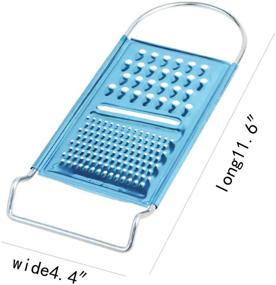 img 3 attached to 🧀 Versatile Stainless Steel Cheese Grater: Ideal Size and Enhanced Grip for Cheese, Fruits, Veggies, Chocolate