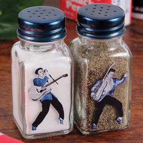 img 2 attached to 🧂 Elvis Presley Salt and Pepper Shakers with Dancing Images