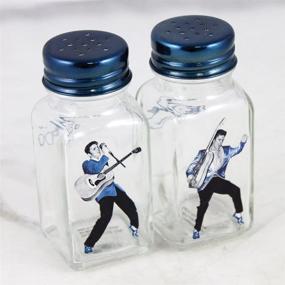 img 1 attached to 🧂 Elvis Presley Salt and Pepper Shakers with Dancing Images