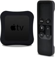 📺 protective case for apple tv box 4k (5th) and 4th gen - shockproof cover logo