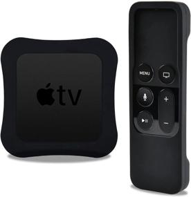 img 4 attached to 📺 Protective Case for Apple TV Box 4K (5th) and 4th Gen - Shockproof Cover