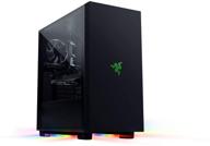 🎮 razer tomahawk atx mid-tower игровой шасси: улучшенное охлаждение, потрясающий дизайн, rgb подсветка, управление кабелями - классический черный. логотип