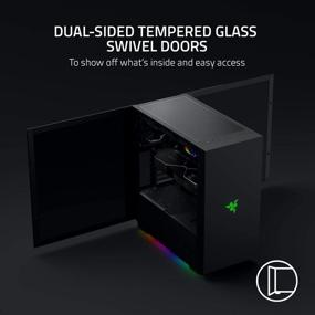 img 3 attached to 🎮 Razer Tomahawk ATX Mid-Tower Игровой Шасси: Улучшенное Охлаждение, Потрясающий Дизайн, RGB Подсветка, Управление Кабелями - Классический Черный.