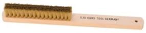 img 1 attached to 🔧 Brass Metal Brush with Wooden Handle - BRS-968.00