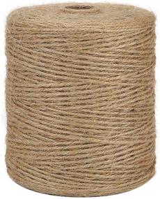 img 4 attached to 🧵 Tenn Well Natural Jute Twine: 3-Ply 984 Feet Jute Rope for DIY Crafts and More