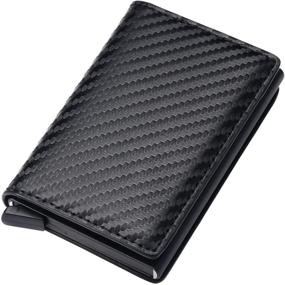 img 3 attached to HONB Wallet Minimalist Carbonfiber Pattern