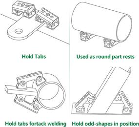 img 2 attached to 🧲 Magnetic Welding Fixture with V-Shaped Adjustable Feature