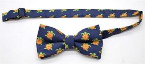 img 2 attached to 👔 Carahere: Handmade Adjustable Pre-Tied Bow Ties for Boys' Accessories in Various Patterns