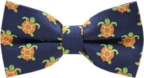 img 4 attached to 👔 Carahere: Handmade Adjustable Pre-Tied Bow Ties for Boys' Accessories in Various Patterns