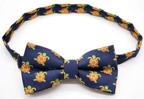 img 3 attached to 👔 Carahere: Handmade Adjustable Pre-Tied Bow Ties for Boys' Accessories in Various Patterns