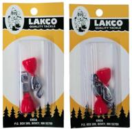 lakco depth finders - red-orange - #832 - enhanced accuracy for anglers with two 2-pack options logo