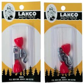 img 1 attached to Lakco Depth Finders - Red-Orange - #832 - Enhanced Accuracy for Anglers with Two 2-Pack Options
