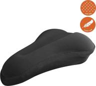 🚴 enhance your ride with bv bike seat cover: extra soft memory foam saddle cushion for stationary bikes, indoor cycling, spinning classes logo