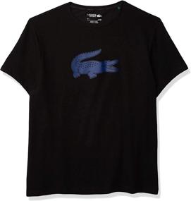 img 3 attached to 👕 Lacoste Sport Sleeve Graphic T Shirt: Stylish Men's Clothing with a Sporty Edge