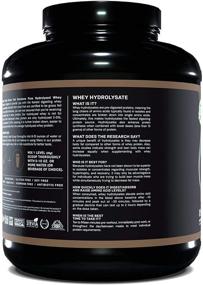 img 1 attached to High-Quality Grass Fed Hydrolyzed Whey Protein: MUSCLE FEAST, 100% Pure, Fast Digesting, All Natural, Hormone Free, 23g Protein, 114 Calories (Chocolate, 5lb)