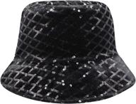 🧢 reversible double-sided sequin bucket hat - shiny glitter sun cap for women, men - ideal for travel, beach, outdoor activities logo