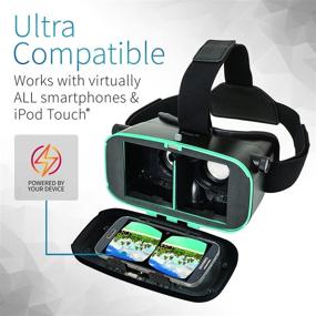 img 3 attached to 🎮 Immerse Yourself with Utopia 360° VR Headset: Experience Thrilling VR Games, Movies, and Apps on your iPhone or Android (2018 Model)