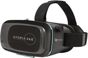 img 4 attached to 🎮 Immerse Yourself with Utopia 360° VR Headset: Experience Thrilling VR Games, Movies, and Apps on your iPhone or Android (2018 Model)