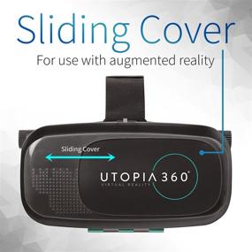 img 2 attached to 🎮 Immerse Yourself with Utopia 360° VR Headset: Experience Thrilling VR Games, Movies, and Apps on your iPhone or Android (2018 Model)
