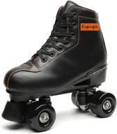 👟 versatile high top adult roller skates: perfect for indoor and outdoor quad skating logo