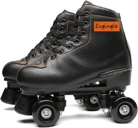 img 3 attached to 👟 Versatile High Top Adult Roller Skates: Perfect for Indoor and Outdoor Quad Skating