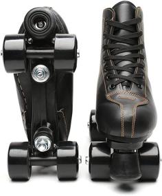 img 2 attached to 👟 Versatile High Top Adult Roller Skates: Perfect for Indoor and Outdoor Quad Skating