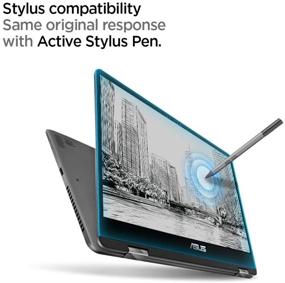 img 1 attached to Защитное стекло Spigen Tempered Glass для Asus Zenbook Flip 14 (14 дюймов, UX461F) - Улучшенная твердость 9H