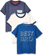 👕 carter's boys' toddler 3-pack short-sleeve graphic tee: cool and comfy shirts for little boys logo