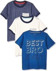 img 4 attached to 👕 Carter's Boys' Toddler 3-Pack Short-Sleeve Graphic Tee: Cool and Comfy Shirts for Little Boys