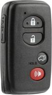 premium quality smart key fob case & pad for toyota highlander venza 2008-2016 (hyq14aab, hyq12acx, hyq14aem) logo