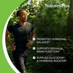 img 1 attached to NaturesPlus Ultra GHT Male Extended Release Bilayer Tablets - 90 Vegetarian Supplements - Powerful Testosterone & Human Growth Hormone Boost - Gluten-Free - 30 Servings