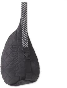 img 3 attached to Стильные женские сумки и кошельки KAVU Womens Rope Puff Black: модные рюкзаки для женщин