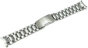 img 3 attached to Curved Silver Stainless Steel Bracelet by RECHERE