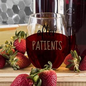 img 1 attached to 👩 Before Patients, After Patients 11 oz Coffee Mug and 15 oz Stemless Wine Glass Set - Perfect Graduation Gifts for Dentists, Dental Professionals, Doctors, Nurses, and more!