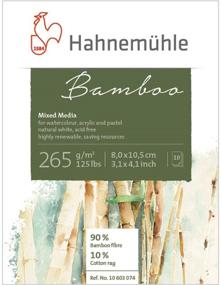 img 2 attached to Hahnemuhle Bamboo Mixed Media Pad: Versatile 3.2''x4.2'' Artistic Canvas for Creative Masterpieces