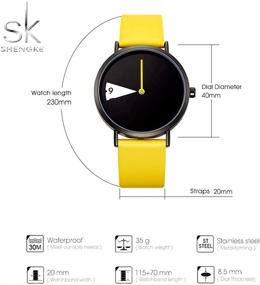 img 2 attached to SHENGKE Creative Minimalist Wristwatch Waterproof