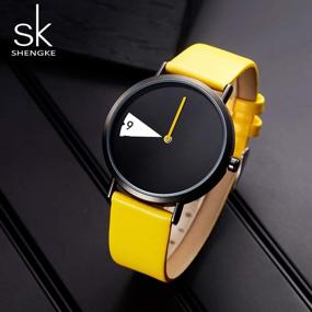 img 1 attached to SHENGKE Creative Minimalist Wristwatch Waterproof