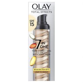 img 4 attached to Olay Total Effects Tone Correcting CC Cream with SPF 15 - Your Ultimate Skincare Solution in 1.7 fl oz
